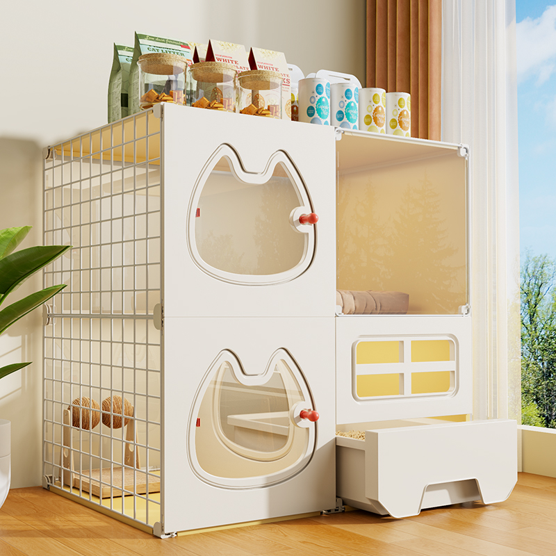 全景猫笼子超大自由空间家用