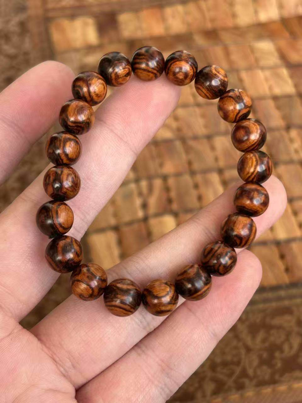 0115海南黄花梨紫线对眼油梨，1.0手串,饰品/流行首饰/时尚饰品新,黄花梨木,淘宝优惠券,粉丝福利购,淘宝优惠卷
