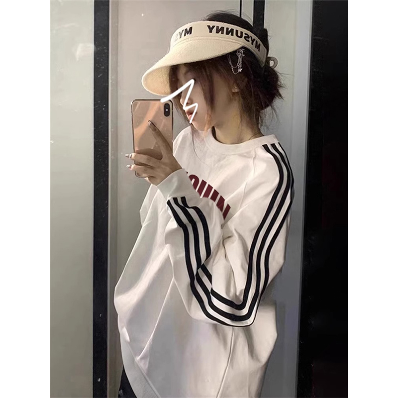 国潮牌美式复古三条杠