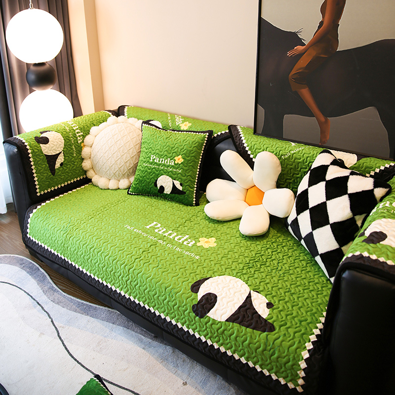 敏顺四季通用防滑简约现代沙发垫