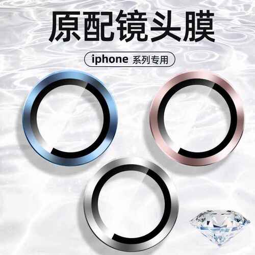iPhone后摄金属圈高清防刮镜头膜