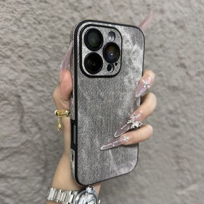 全包牛仔布时尚轻奢适用苹果16pm