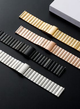 华为表带gt3不锈钢watch4表带保时捷华米手表s2小米color2男s122m