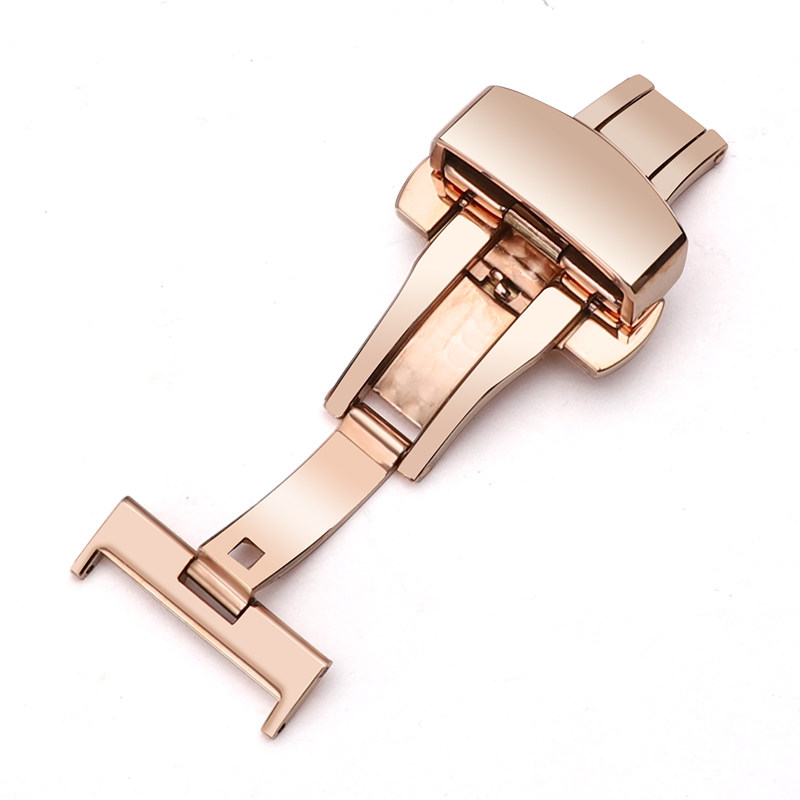 蝴蝶扣表扣不锈钢针扣表带中光