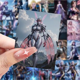爆款吞噬星空动漫周边贴纸卡通帅气高颜值罗峰贴画手账贴画diy