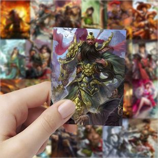三國人物壁紙高顏值貼紙動(dòng)漫DIY裝 爆款 飾周邊手機(jī)手賬防水貼畫