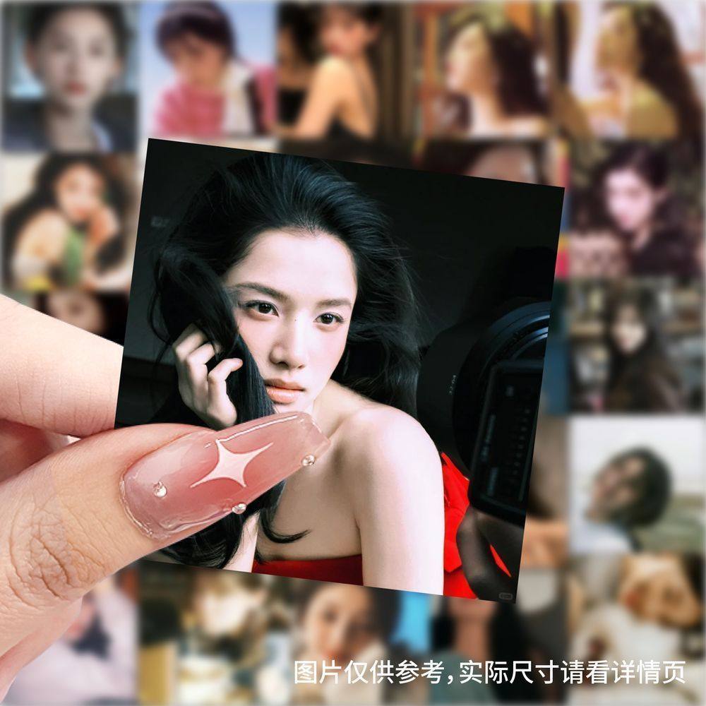 复古港风女生头像贴纸爆款笔记本明星桌面装饰手机高颜值贴画防水