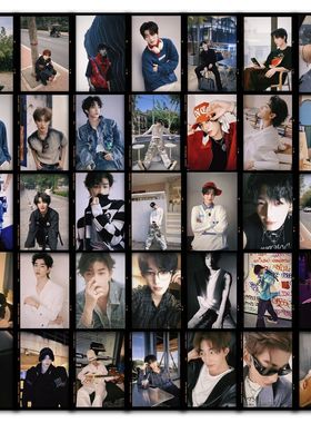 63张林秋楠拍立得贴纸ins高清照片高街个性装饰行李箱防水封口贴