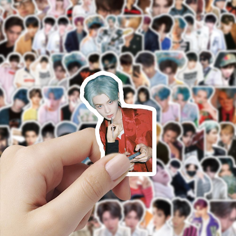 202张黄明昊勤少年贴纸高颜值明星ins装饰周边手机手账防水贴画