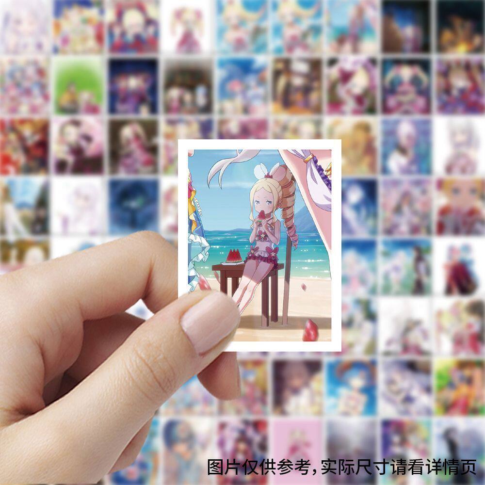 爆款从零开始的异世界生活壁纸贴纸装饰手机水杯行李箱防水贴画