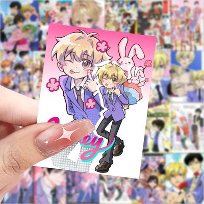 樱兰高校男公部贴纸动漫海报日本二次元周边diy笔记本手账装饰图