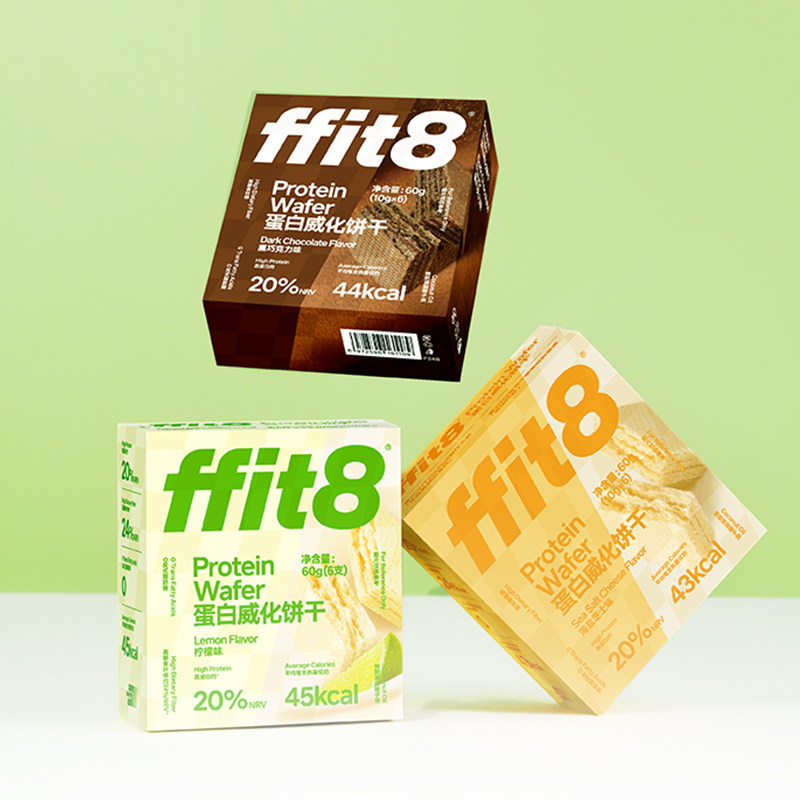 【TK任选】ffit8蛋白质威化饼干60g零食曲奇高蛋白下午茶爆米花