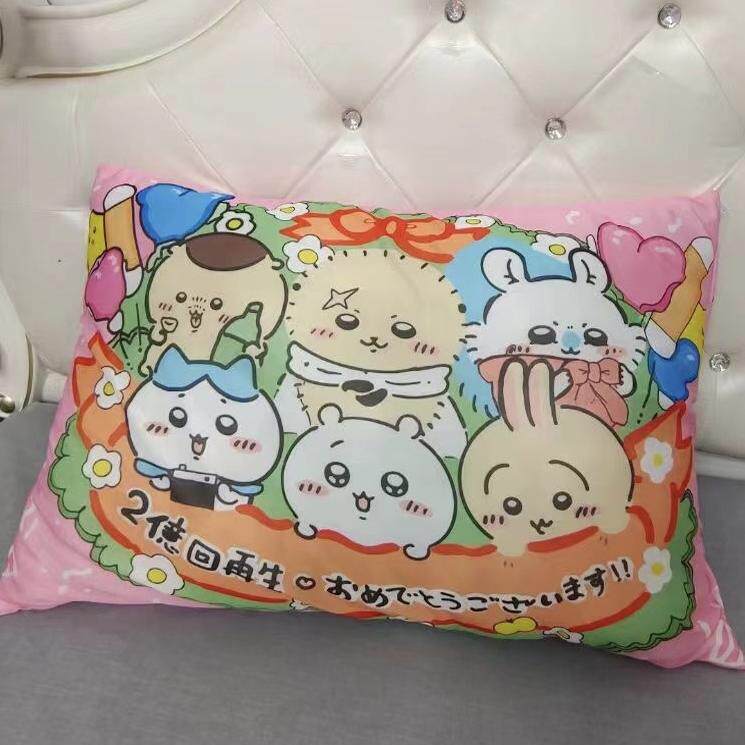 日单冷感枕头套枕袋卡通舒适包邮枕套