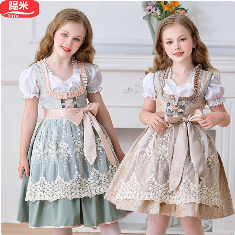 女童慕尼黑农场田园连衣裙
