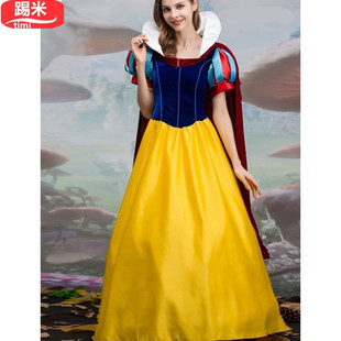 新款成人万圣节COSPLAY白雪公主裙童话主题服装幼儿园活动扮演服