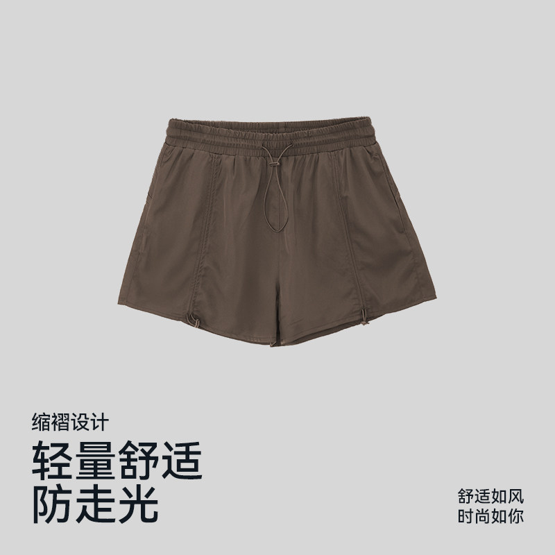 美式休闲短裤运动短裤女健身跑步速干短裤夏外穿瑜伽裤夏季4209