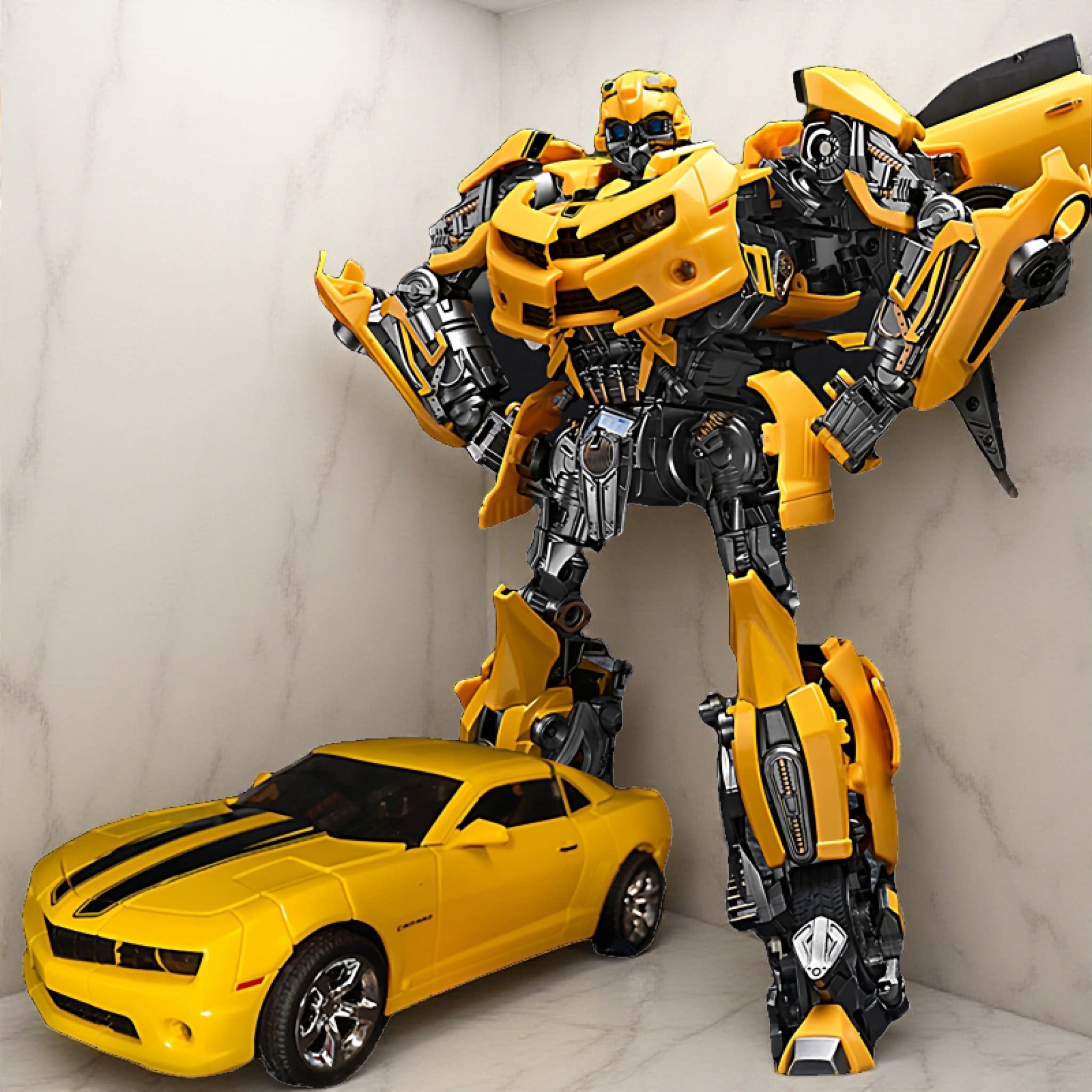 变形玩具5合金车模擎天儿童汽车机器人模型手办金刚大黄蜂男孩礼