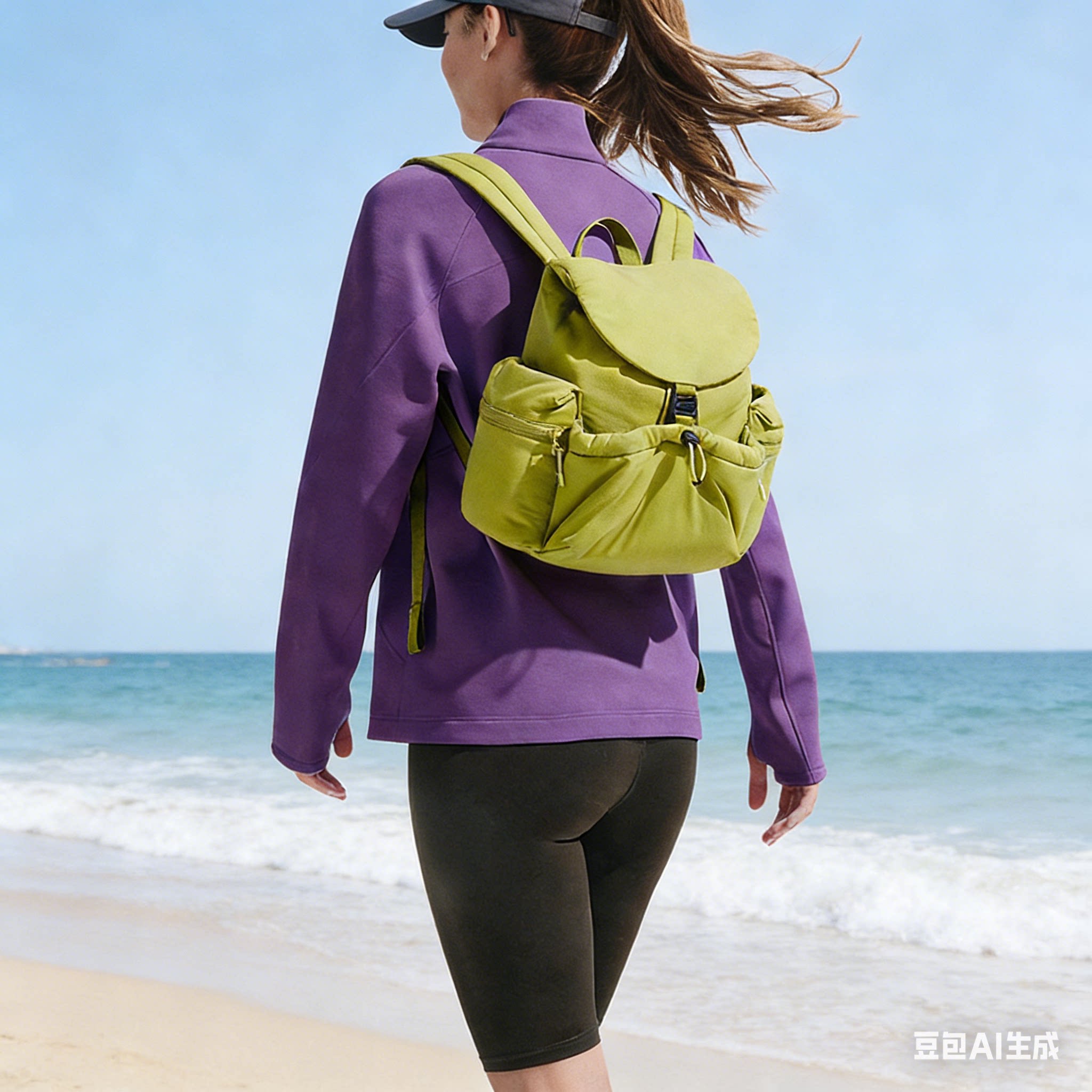 蕉下双肩短包泡芙软包新款户外徒步登山包背包旅游轻便大容量书包