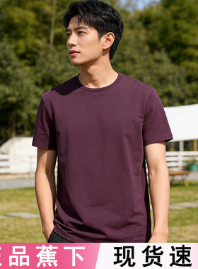 蕉下男士透气T恤CT006户外圆领短袖2026新款棉质春夏休闲运动上衣