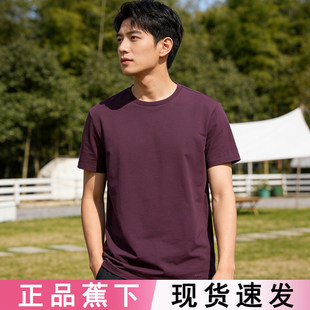 蕉下男士透气T恤CT006户外圆领短袖2026新款棉质春夏休闲运动上衣