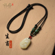 配饰属相高档项链 古风玉石生肖毛衣链男女百搭新款 福利特惠