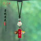 汽车挂件网红吊饰菩提莲花后视镜挂饰创意平安符新款 女生车载吊坠
