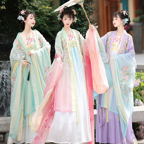 唐制汉服女绝美诃子裙2026新款