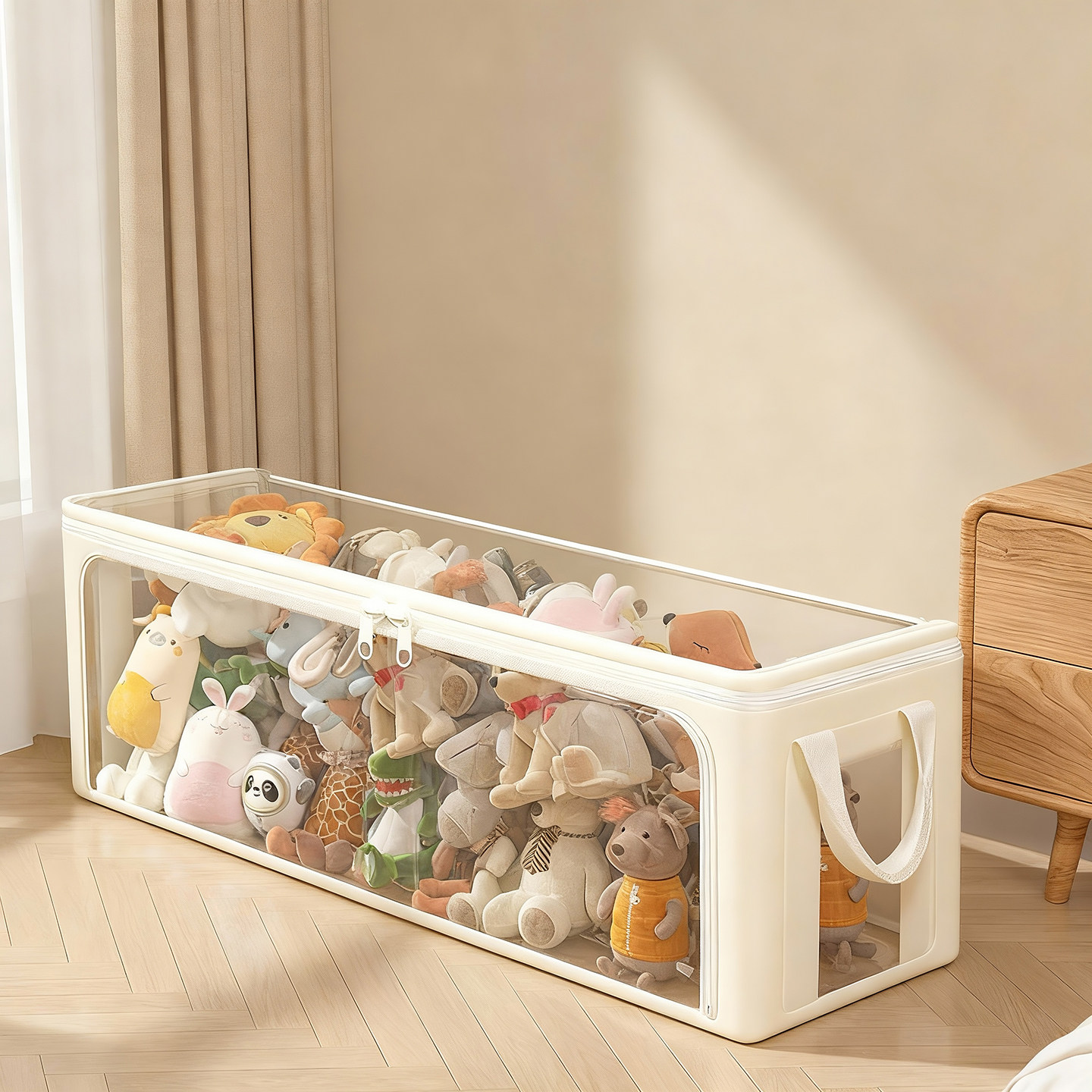 娃娃收纳桶客厅多功能毛绒玩具收纳神器家用大容量公仔玩偶置物袋,收纳整理,毛绒玩具收纳桶/箱,淘宝优惠券,粉丝福利购,淘宝优惠卷