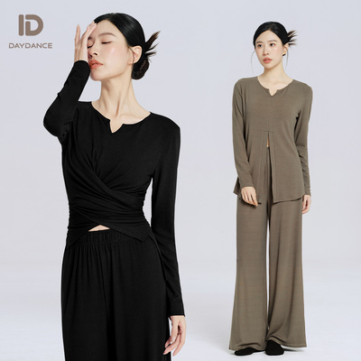 练功服上衣女成人新款舞蹈服长袖