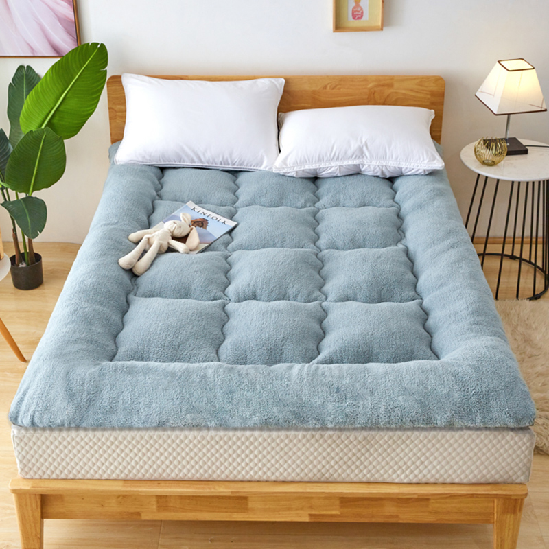 羊羔绒床垫冬季加厚宿舍单人海绵