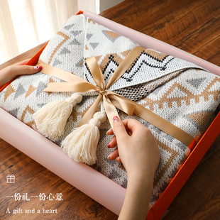 38三八妇女节礼物实用生日送员工老师高档毛毯礼盒女神节伴手礼品