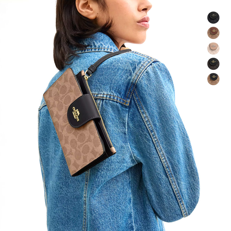 假一赔十COACH蔻驰手拿Phone钱包