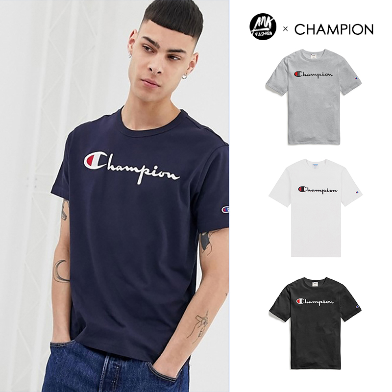 CHAMPION男女款基础圆领短袖T恤