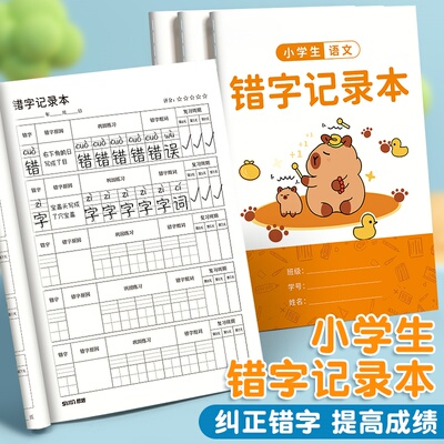 错字记录本语文艾宾浩斯积累本