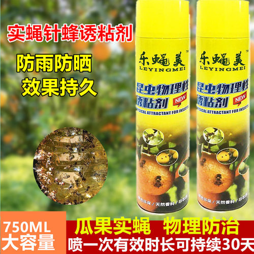 瓜果实蝇针蜂粘剂昆虫诱捕