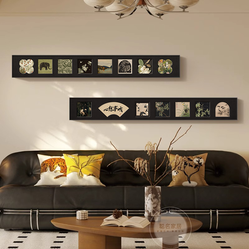 中古风客厅装饰画法式复古