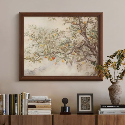 高级美拉德法式中古风客厅装饰画