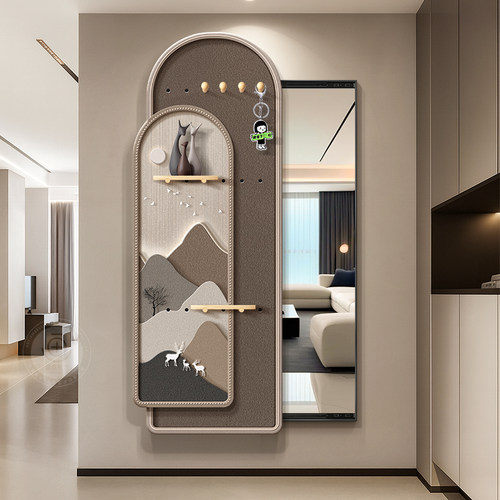 背有靠山可推拉隐藏式全身