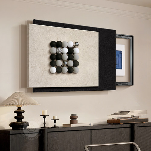 立体电表箱装饰画高级感