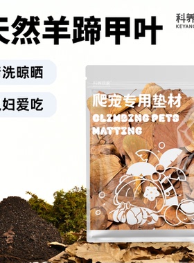 【鼠妇垫材羊蹄甲叶】宠物西瓜虫营养土垫材爬宠造景香槟树皮叶
