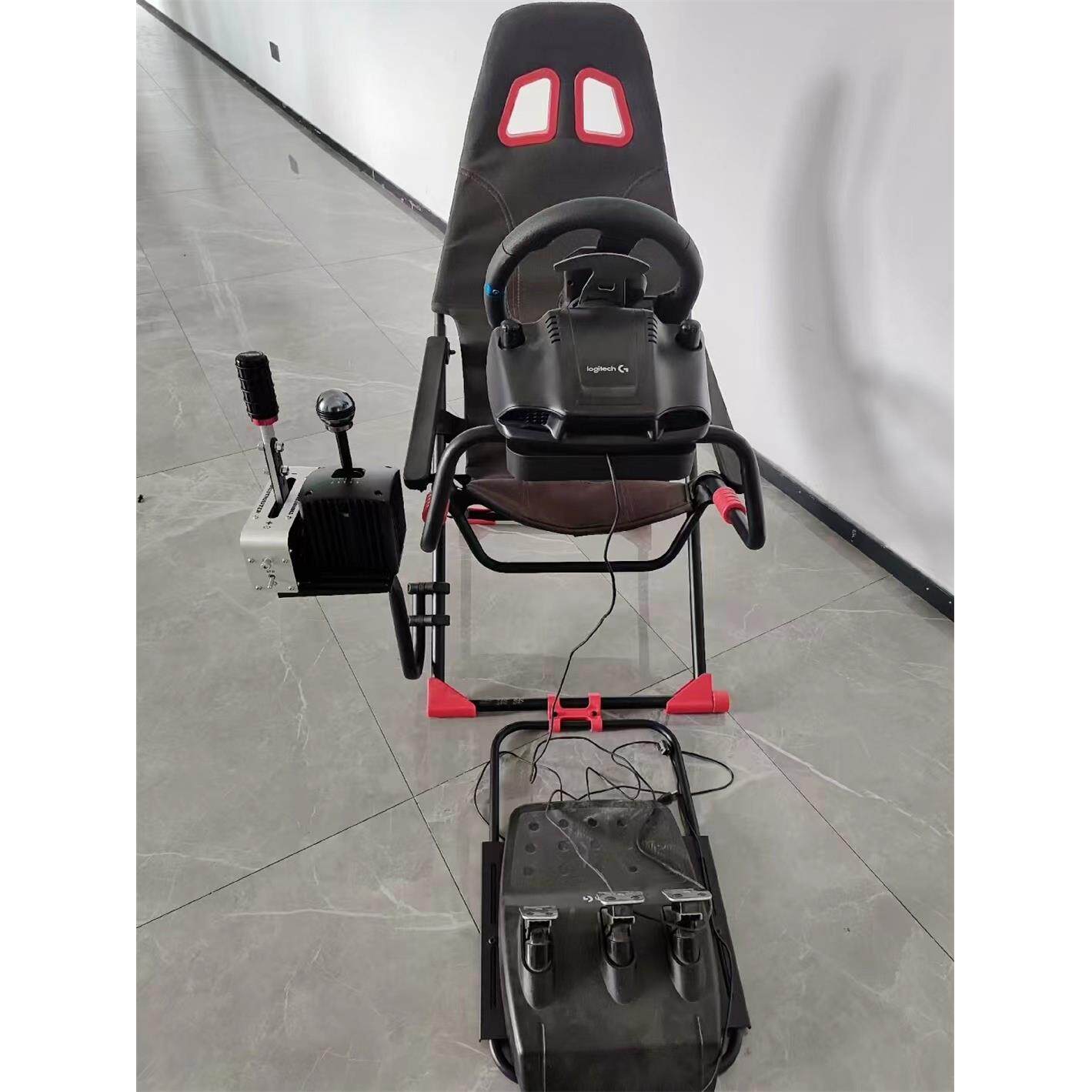 折叠赛车模拟器座椅支架便携式游戏方向盘支架罗技g29魔爪r3r5r9