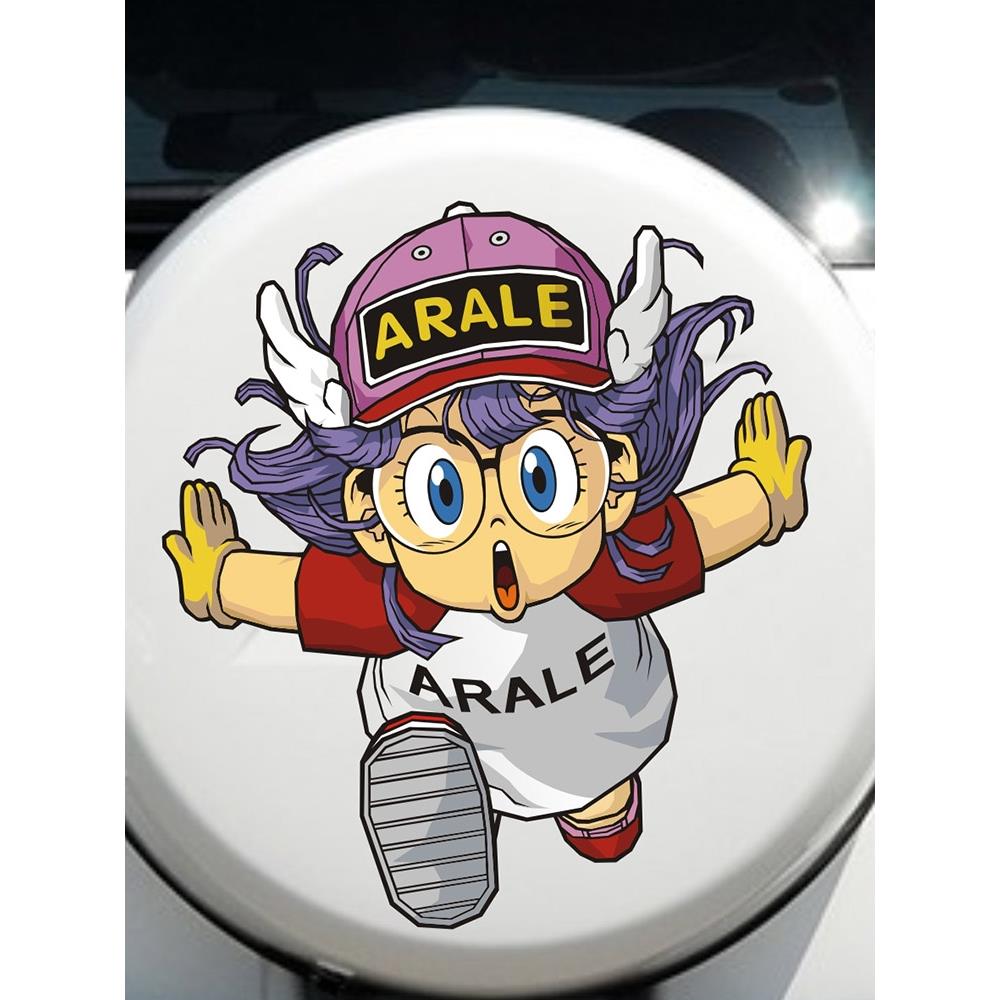 阿拉雷汽车贴纸防水备用轮胎贴纸Rav4翼战画痕阻止推广虎戈车身贴