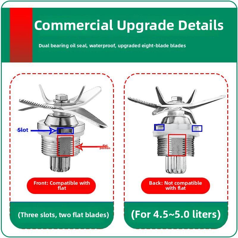 威利宝966/980/988黑马986斯玛特X5/X6商用破壁机刀俎豆浆机配件