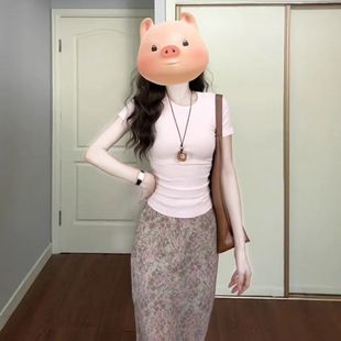 搭配一整套盐系轻熟御姐气质女神范小香风上衣裙子两件套装 夏装 女