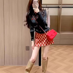 秋冬装搭配一整套轻熟御姐风小个子巨好看甜美减龄毛衣裙子套装女