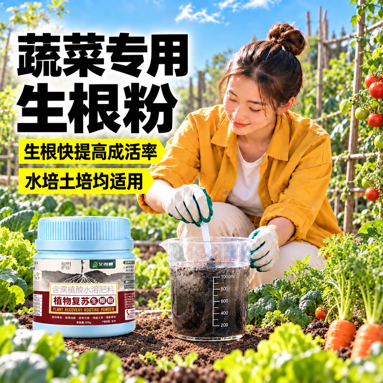 蔬菜专用生根粉物植物树木果树苗木移栽番茄辣椒花卉扦插有效壮苗