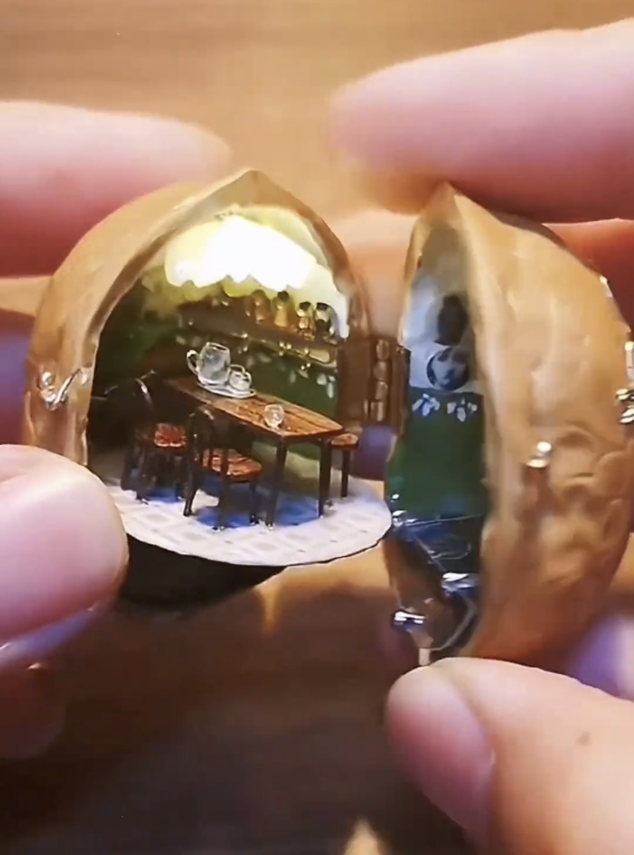 手工核桃小屋材料成品DIY小屋种子世界微景观摆件迷你创意礼物