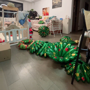 圣诞树气球多层组装可爱装饰品节日氛围感摆件新款2025场景布置