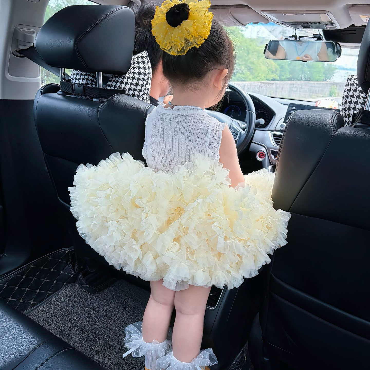 可爱气质2026夏季女童tutu裙半身裙幼儿蓬蓬蛋糕纱裙白色公主裙