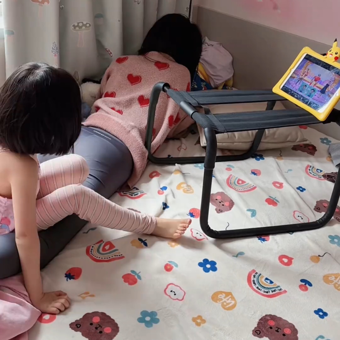 黑色简约便携式扶手椅助力省力凳子坐垫舒适锻炼健身扶手椅子新款